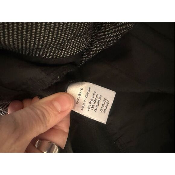 NEW Coldwater Creek Natural Fit Stretch Fit Gray Pants size 12 - Picture 5 of 6